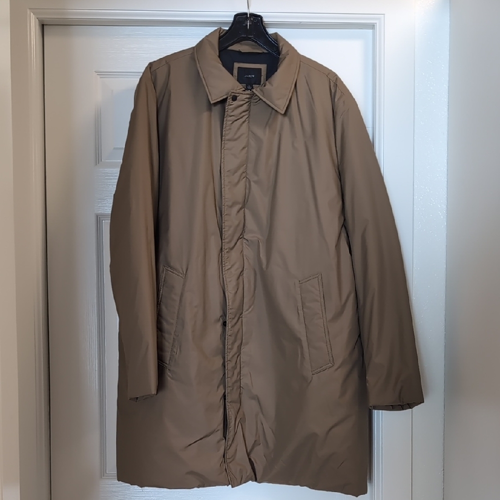 J. Crew Men's Brown Raincoat